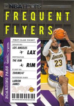2020-21 Hoops - Frequent Flyers #3 LeBron James Front