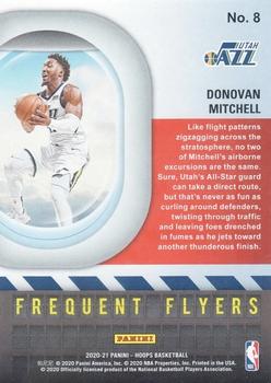 2020-21 Hoops - Frequent Flyers #8 Donovan Mitchell Back