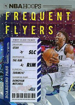 2020-21 Hoops - Frequent Flyers Holo #8 Donovan Mitchell Front