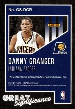 2020-21 Hoops - Great SIGnificance #GS-DGR Danny Granger Back