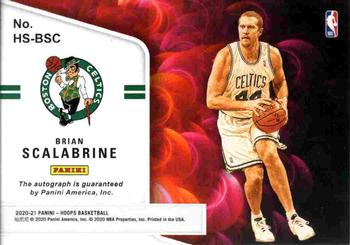 2020-21 Hoops - Hot Signatures #HS-BSC Brian Scalabrine Back
