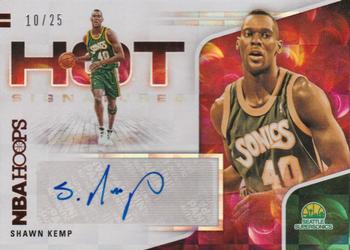 2020-21 Hoops - Hot Signatures Red #HS-SKE Shawn Kemp Front