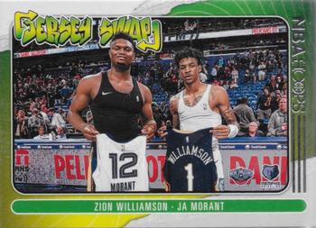 2020-21 Hoops - Jersey Swap #10 Ja Morant / Zion Williamson Front