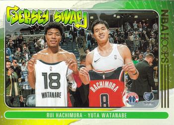 2020-21 Hoops Winter - Jersey Swap #2 Rui Hachimura / Yuta Watanabe Front