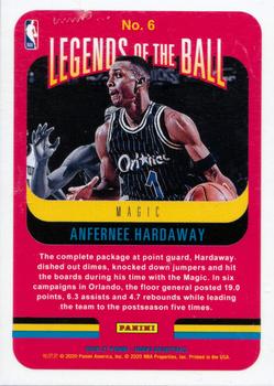 2020-21 Hoops - Legends of the Ball #6 Anfernee Hardaway Back