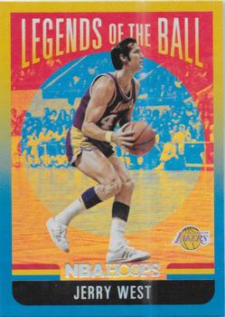2020-21 Hoops - Legends of the Ball #13 Jerry West Front