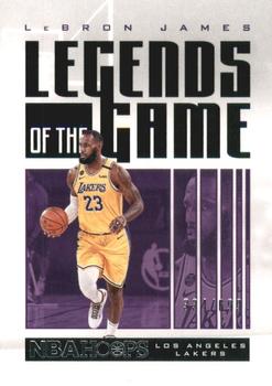 2020-21 Hoops - Legends of the Game #1 LeBron James Front