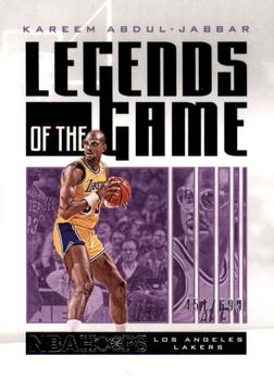 2020-21 Hoops - Legends of the Game #9 Kareem Abdul-Jabbar Front