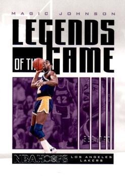 2020-21 Hoops - Legends of the Game #11 Magic Johnson Front