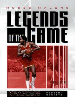 2020-21 Hoops - Legends of the Game #21 Moses Malone Front
