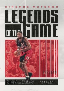 2020-21 Hoops - Legends of the Game #24 Dikembe Mutombo Front