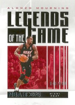 2020-21 Hoops - Legends of the Game #38 Alonzo Mourning Front