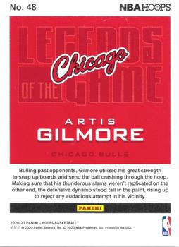 2020-21 Hoops - Legends of the Game #48 Artis Gilmore Back