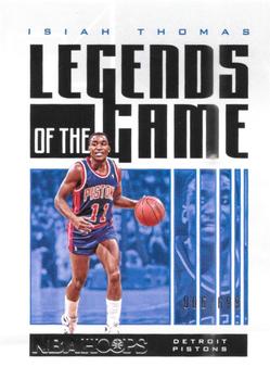 2020-21 Hoops - Legends of the Game #56 Isiah Thomas Front
