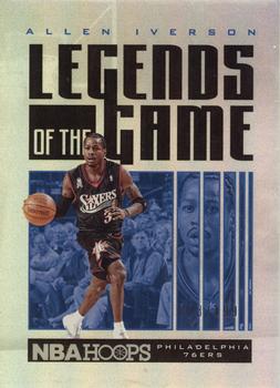 2020-21 Hoops - Legends of the Game Silver #28 Allen Iverson Front