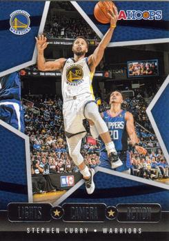 2020-21 Hoops - Lights Camera Action #26 Stephen Curry Front