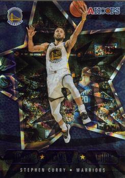 2020-21 Hoops - Lights Camera Action Purple Explosion #26 Stephen Curry Front