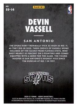 2020-21 Hoops - Now Playing #SS-14 Devin Vassell Back