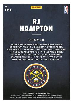 2020-21 Hoops - Now Playing Holo #SS-8 RJ Hampton Back