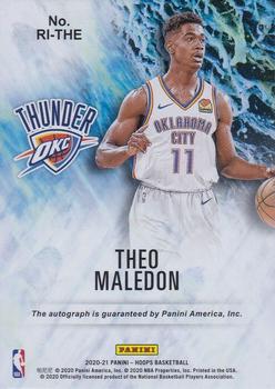 2020-21 Hoops - Rookie Ink #RI-THE Theo Maledon Back