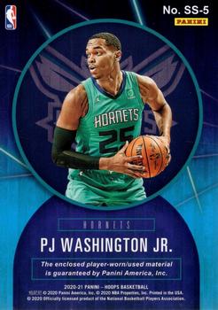 2020-21 Hoops - Rookie Remembrance #SS-5 PJ Washington Jr. Back