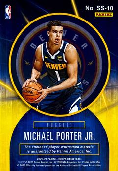 2020-21 Hoops - Rookie Remembrance #SS-10 Michael Porter Jr. Back