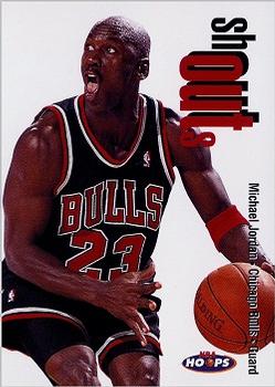 1998-99 Hoops - Shout Outs #13 SO Michael Jordan Front