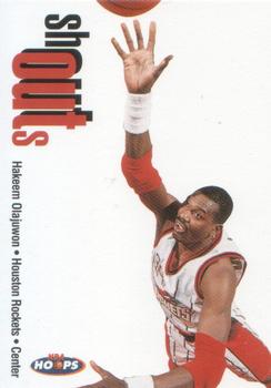 1998-99 Hoops - Shout Outs #22 SO Hakeem Olajuwon Front