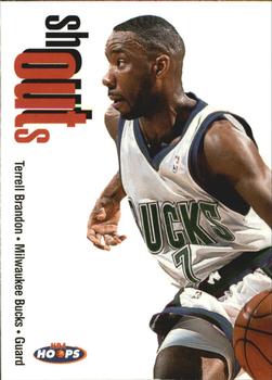 1998-99 Hoops - Shout Outs #3 SO Terrell Brandon Front