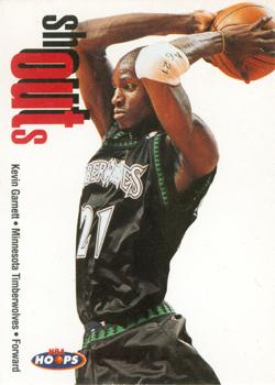 1998-99 Hoops - Shout Outs #7 SO Kevin Garnett Front