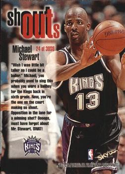 1998-99 Hoops - Shout Outs #24 SO Michael Stewart Back