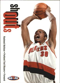 1998-99 Hoops - Shout Outs #29 SO Rasheed Wallace Front