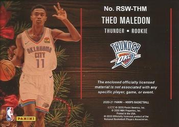 2020-21 Hoops - Rookie Sweaters #RSW-THM Theo Maledon Back