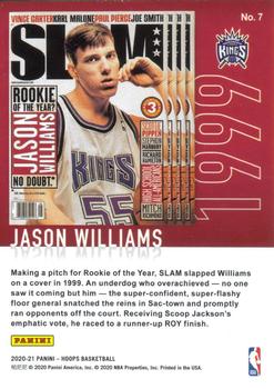 2020-21 Hoops - Slam Holo #7 Jason Williams Back