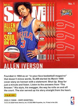 2020-21 Hoops Winter - Slam #1 Allen Iverson Back