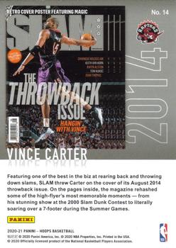 2020-21 Hoops Winter - Slam #14 Vince Carter Back