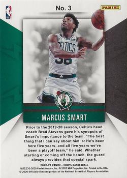 2020-21 Hoops - Spark Plugs #3 Marcus Smart Back