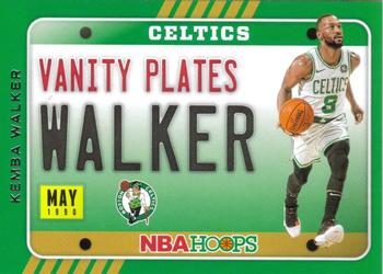 2020-21 Hoops - Vanity Plates #18 Kemba Walker Front