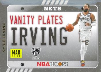 2020-21 Hoops Winter - Vanity Plates #11 Kyrie Irving Front