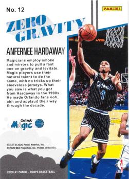 2020-21 Hoops - Zero Gravity #12 Anfernee Hardaway Back