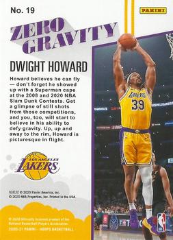 2020-21 Hoops - Zero Gravity #19 Dwight Howard Back