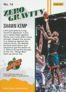 2020-21 Hoops - Zero Gravity Holo #14 Shawn Kemp Back