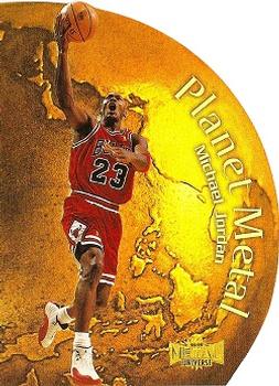 1998-99 Metal Universe - Planet Metal #1 PM Michael Jordan Front