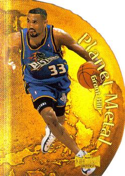 1998-99 Metal Universe - Planet Metal #4 PM Grant Hill Front