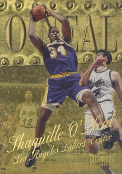 1998-99 Metal Universe - Precious Metal Gems #25 Shaquille O'Neal Front