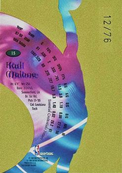 1998-99 SkyBox E-X Century - Essential Credentials Future #15 Karl Malone Back