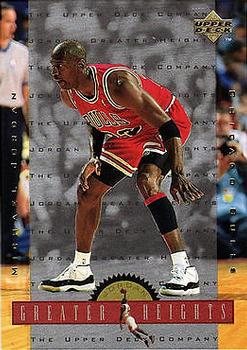 1996-97 Upper Deck - Michael Jordan Greater Heights #GH4 Michael Jordan Front