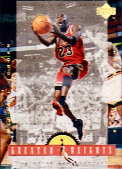 1996-97 Upper Deck - Michael Jordan Greater Heights #GH8 Michael Jordan Front