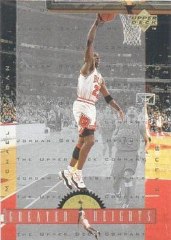 1996-97 Upper Deck - Michael Jordan Greater Heights #GH10 Michael Jordan Front