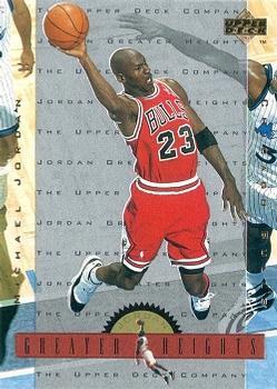 1996-97 Upper Deck - Michael Jordan Greater Heights #GH6 Michael Jordan Front